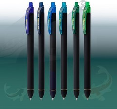 EnerGel Kuro Shades of Peace, Retractable Liquid Gel Pen, Assorted Ink Colors,