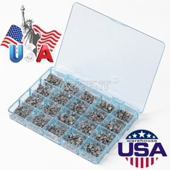 50set Dental Orthodontic MIM Monoblock Bracket Braces Mini MBT 018 022 Hooks 345