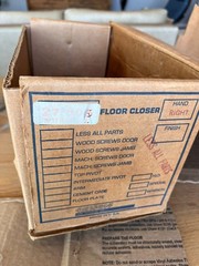 Rixson 27-90 s floor closer Right Hand LAP (body only) for replacement