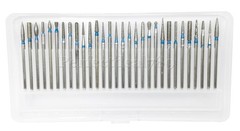 30Pcs/Set Dental The Original Bur Diamond Drill Bit Set Assorted 2.35mm