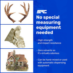 SRC Model-Pro off White 1 Gallon, Polyurethane Casting Resin | Impact Resistance