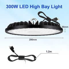 12Pcs 400W UFO LED High Bay Light Shop Lights Warehouse Commercial Shop Light