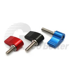 UNC1/4″ 3/8″ Clamping Thumb Screw Aluminum Tee 7/T Wing Knob Head Hand Grip Bolt