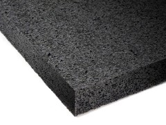 8 pack 1″ x 12″ x 12″ Black Polyethylene foam 1.7pcf *FREE SHIPPING