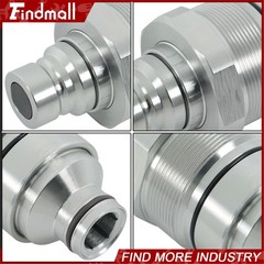 Findmall Male Flat Face Quick Coupler 3736967 For Caterpillar 226D 232D 242D