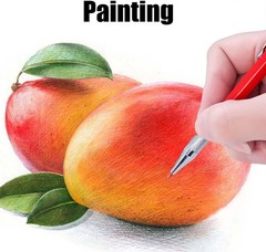 2.0mm 96 pieces 12 Color Pencil Leads, Lead Filled Art Sketching Supplies, Red,
