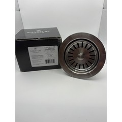 Signature Hardware 3-1/2 Drain and Flange Set Stainless Steel