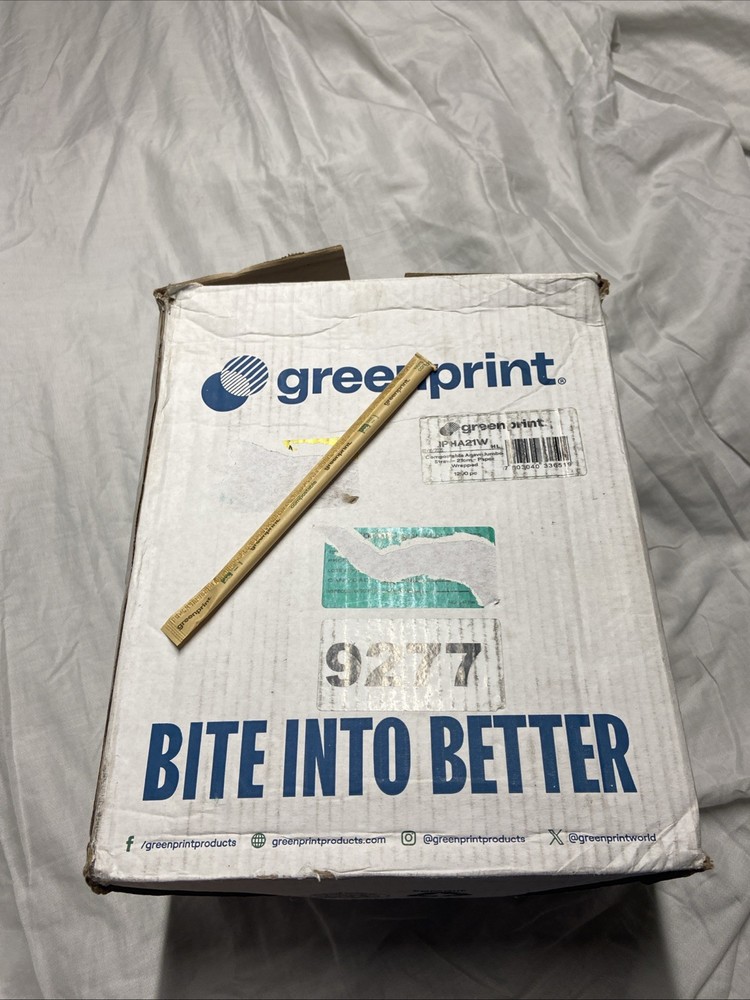 jpha21w greenprint compostable agave jumbo straw 1200 pieces