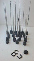 24 pc Tulip 60cc 3.0/3.7/4.4/4.6/6.3mm Liposuction Cannulas w/ Tray
