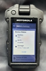 Motorola Si500 Body-Worn Camera | Powers On