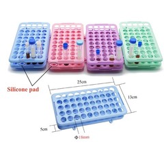 1 PCS Plastic Test Tube Rack Holder For 5ml/10ml/15ml Tubes 50 Holes 18 mm