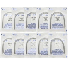 100PCS Dental Orthodontic Niti Arch Wire Natural Form Elastic Round Rectangular