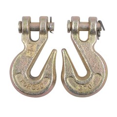 10 Pack G70 5/16″ Clevis Grab Hook Tow Chain Hook Flatbed Truck Trailer Tie Down