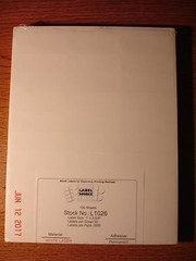 Label Source 100 Sheets 30-UP Easy to Peel Labels 1″x2-5/8″ White Laser