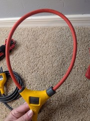 Fluke 381 Remote Display True RMS AC/DC Clamp Meter with iFlex 2500A Used WORKS