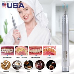 Dental Ultrasonic Air Perio Scaler Handpiece Hygienist 2-HOLES With 3 Tips st