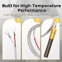 5*For Resideo 750MV 36″inch THERMOPILE PILOT Flame Detector Powerpile Q313A 1014