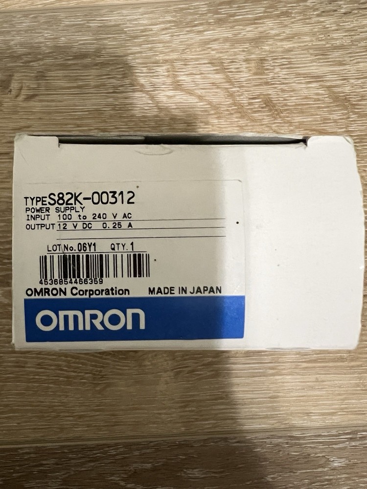 Omron 12 VDC Power Supply Model S82K-00312