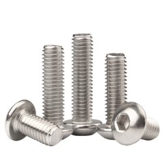 M3 M4 M5 Button Head Screws Hexagon Allen Socket Bolts A2 Stainless Steel