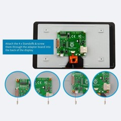 Raspberry Pi 7-Inch touch display screen for Raspberry Pi single board SC0880
