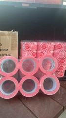 36 Rolls- Tape Uline Tape Stop if Seal is Broken 2″ x 110 yard Per Roll ULINE