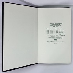 Vintage National Blank Book Company Record Account Ledger Book 300 Pages