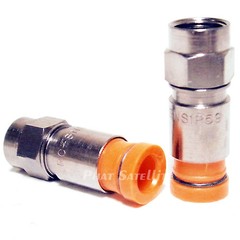Premium RG59 Compression Connector Fast Safe Coaxial Cable Installation