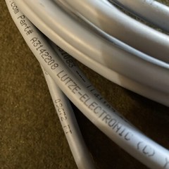 LUTZE A3142208 Flexible TP Electronic Cable; Shielded 22 AWG 4TP PLTC 50FT