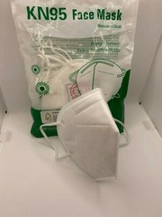 KN95 mask 10 pack for Adult, UNISEX, White, Face Cover
