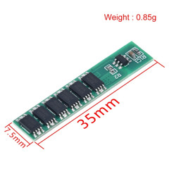 2Pcs 15A 1S 3.7V 18650 MOS Li-ion Li-ion Battery Charging BMS Protection Board