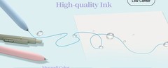 HIACRY 8 Pack Colorful Gel Ink Pens，Quick-Dry 0.7mm Fine Point Fidget Pens for