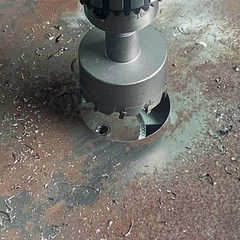 AUTOTOOLHOME 2 Inch Metal Hole Saw 50mm Tooth Carbide Tipped TCT Silver
