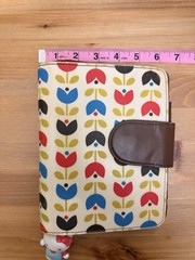 Vintage Tulip Flower Franklin Covey 365 Ring Planner Filofax Dupe Organizer