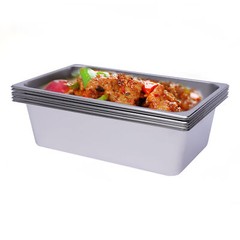 6 Pack Steam Table Pans Full Size 6In Deep Stainless Steel Catering Buffet Pan