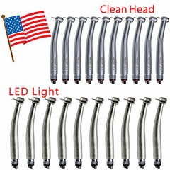 NEW 4Hole Dental High Speed handpiece|Fiber Optic E-generator LED/No-LED A