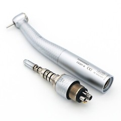 COXO Dental Fiber Optic LED High Speed Turbine Handpiece fit KAVO Coupler 6 Pin