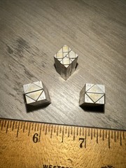Printing Blocks “ Ornamental Borders “ Diamond Shape Lead Blocks