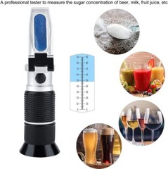 Brix Refractometer 0-90% Meter for Food Sugar Fruit Juices Wine Beer Beverages