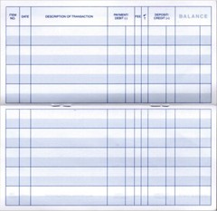 10 Larger Lines Checkbook Registers 2024-2025-2026 Calendars Check Book Bank