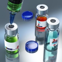 Medical-Grade Sterile Glass Vials with Flip Off Cap – 10 Vials, 3ml Each