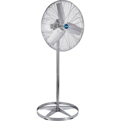 30″ Washdown Rated Stainless Steel Pedestal Fan 9600 CFM 1/3 HP