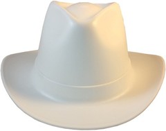 Occunomix Western Cowboy Hard Hat with Ratchet Suspension – White