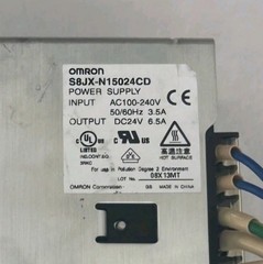 OMRON,S8JX-N15024CD,POWER SUPPLY AC 100-240V DC24V 6.5A Warranty & Free Shipping