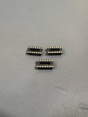 500 pcs 16 Pin DIP IC Sockets Gold Plated Through Hole PCB Socket Adapters
