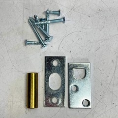 ROCKWOOD Lever Extension Flush Bolt Hardware Satin Chrome Plated Brass 555-626