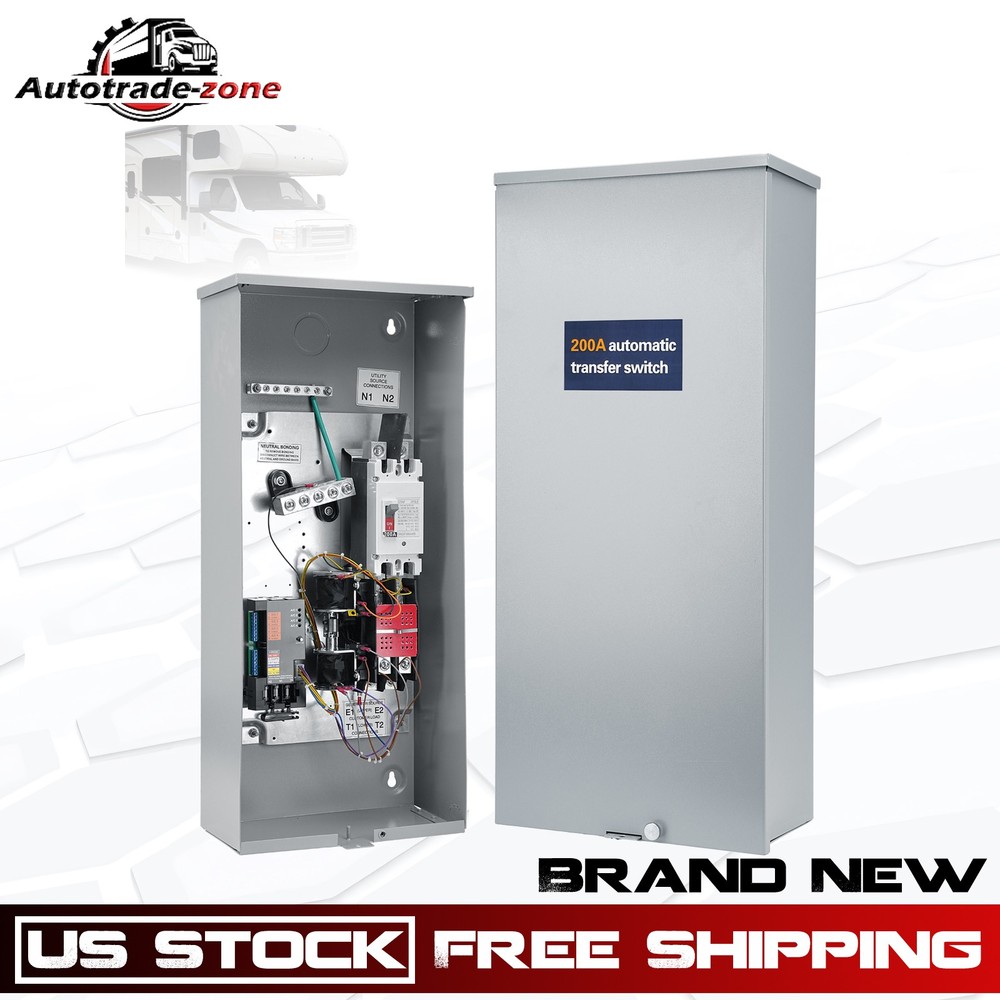 200 Amp Automatic Transfer Switch UL Type 3R For 8-24KW Home Standby Generators