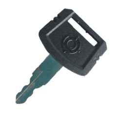 7 pc OEM Logo Heavy Equipment Key Set CAT Case Deere Hitachi JCB Pollak Komatsu
