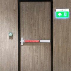 Door Push Bar Panic Exit Device Lock Hardware Latches for 30-36 Inch Single Door