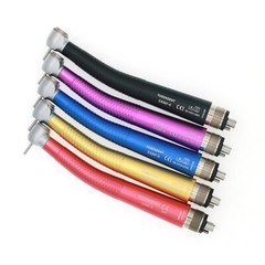 US COXO Dental Colorful High Speed Handpiece Push Button Air Turbine 4 Holes