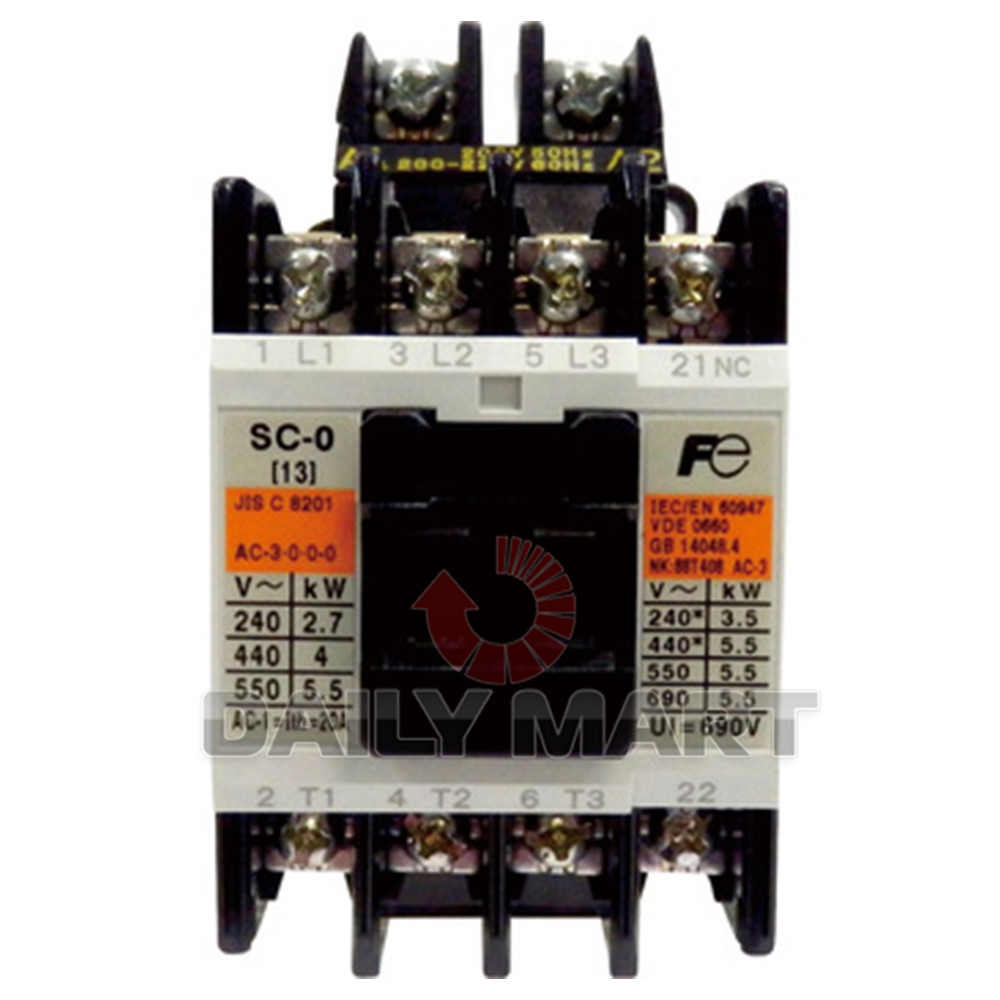 New In Box FUJI ELECTRIC SC-0 Magnetic Contactor 220V